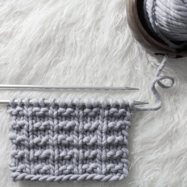 Simple Ridge Rib Knit Stitch : Day 12 of the 21 Days of Beginner Knit Stitches : Brome Fields