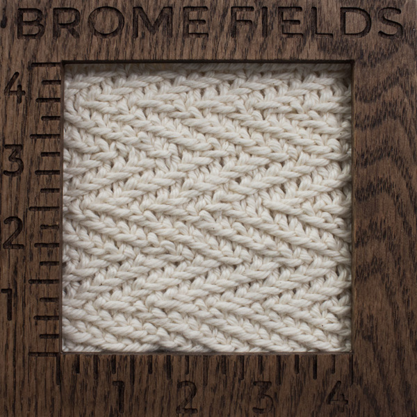 {FREE} Herringbone Plant Pot Knitting Pattern Gauge