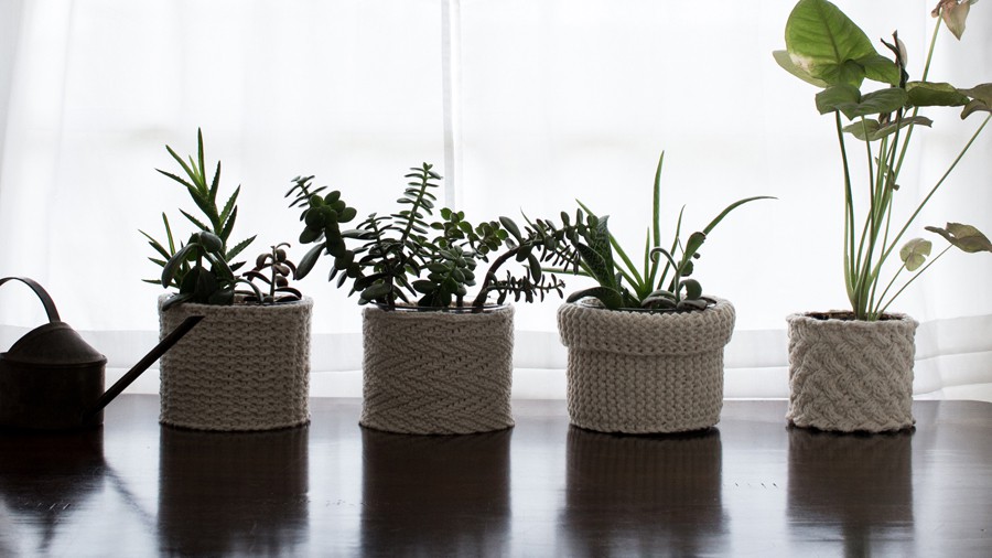 FREE Plant Cozies Knitting Patterns