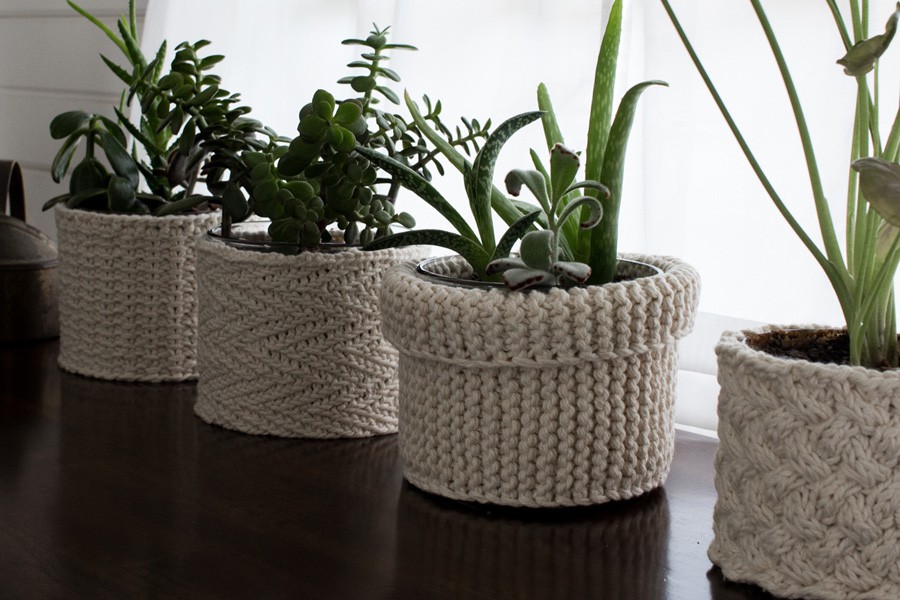 FREE Plant Cozies Knitting Patterns