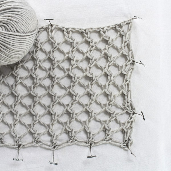Beginner Lace Knit Swatch