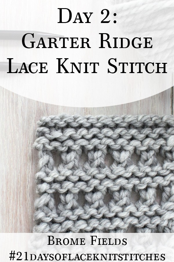 lace stitch swatch