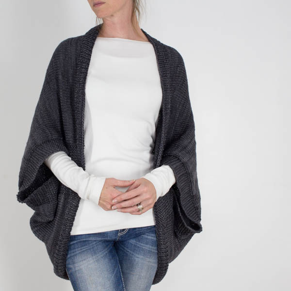 scoop shrug knitting pattern