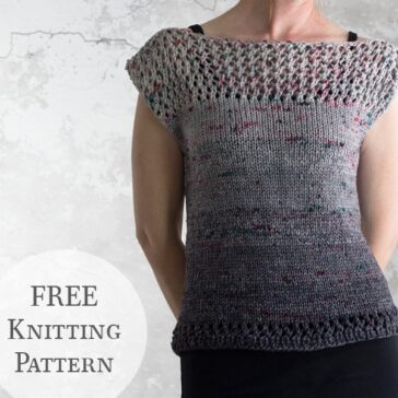 {FREE} Faded Lace Sweater Knitting Pattern : Enthrall - Brome Fields