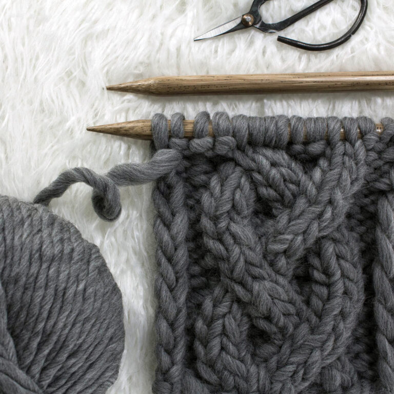 Braided Cable Knitting Stitch Pattern