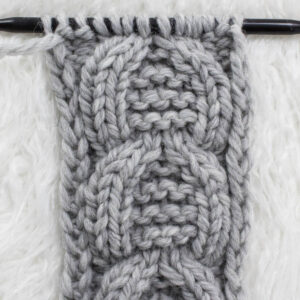 Garter Horseshoe Cable Knitting Stitch : Download it Here