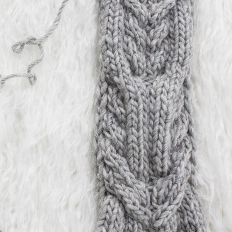 Interlaced Cables Knitting Stitch Pattern