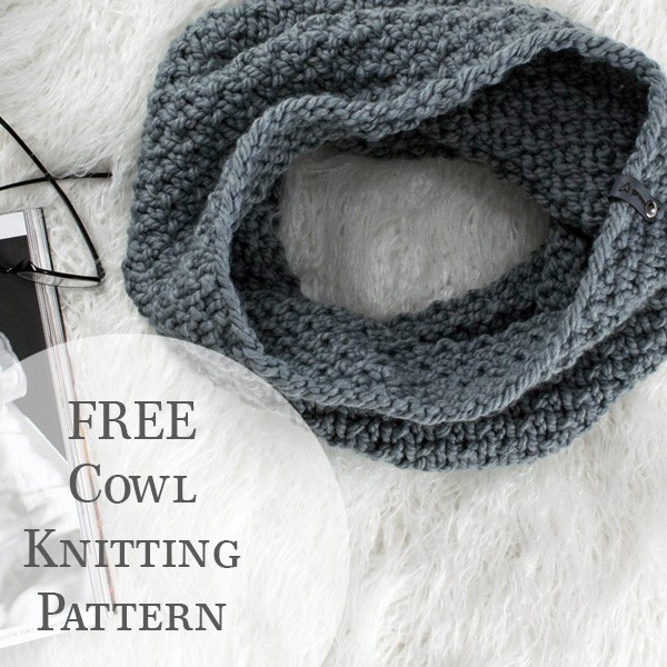 Cowl Knitting Pattern : Comfy Cozy : Brome Fields