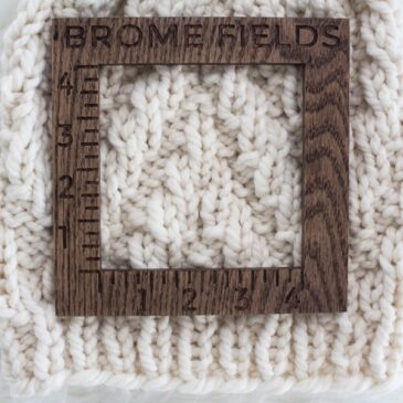 Chunky Chevron Hat Knitting Pattern : Brome Fields
