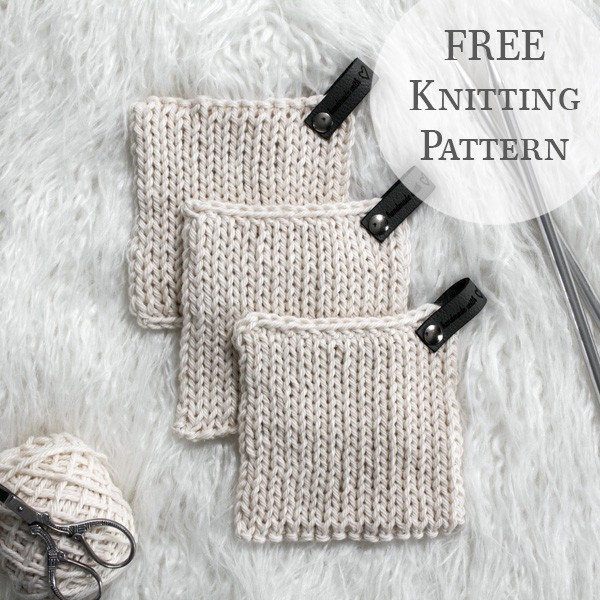 Little Potholder Knitting Pattern : Handy