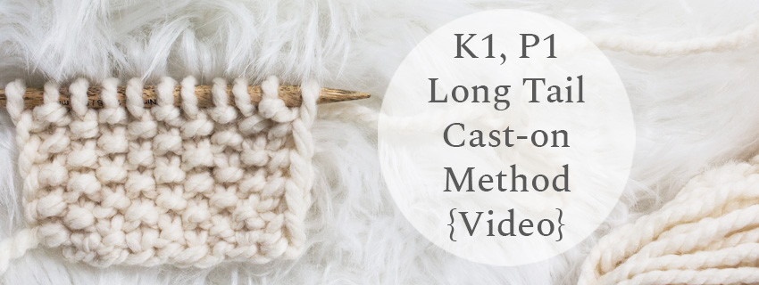 knit swatch on a fur blanket