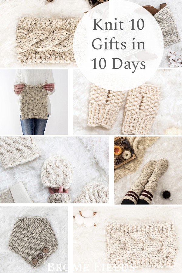 Knit 10 Gifts in 10 Days Challenge : Brome Fields