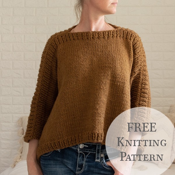 Poncho Knitting Pattern : On the Go : Brome Fields