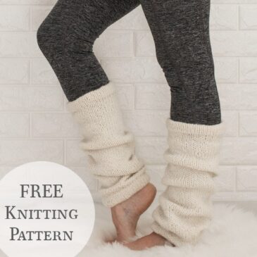 Leg Warmer Knitting Pattern : Rejuvenation : Brome Fields