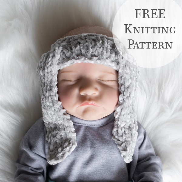 {FREE} Baby Bunny Ears Headband Knitting Pattern