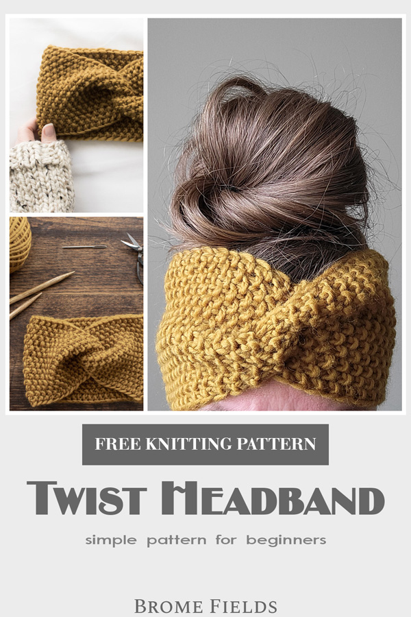 How to Knit a Twisted Headband (Step-by-Step Pattern) - Sheep and Stitch