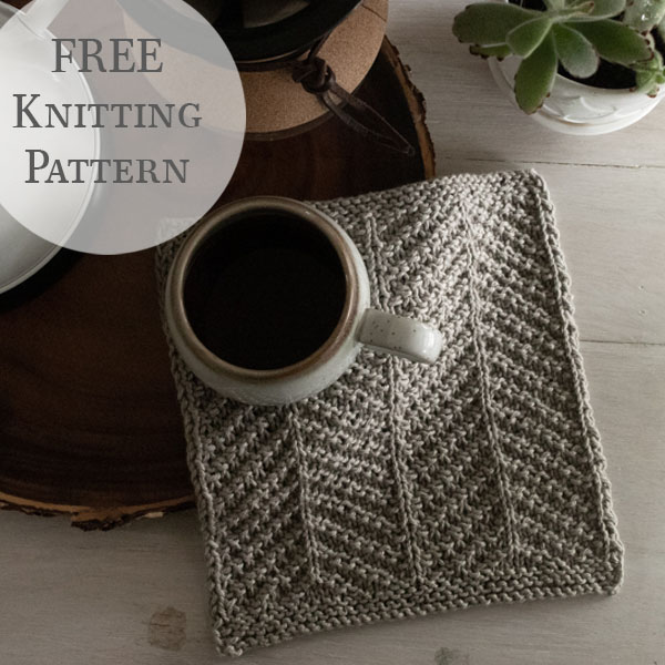 {FREE} Simple Chevron Dishcloth Knitting Pattern : Summertime