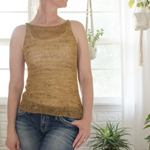 Quick & Easy Tank Top Knitting Pattern