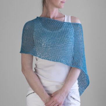 Free Summer Poncho Knitting Pattern : Relax Now
