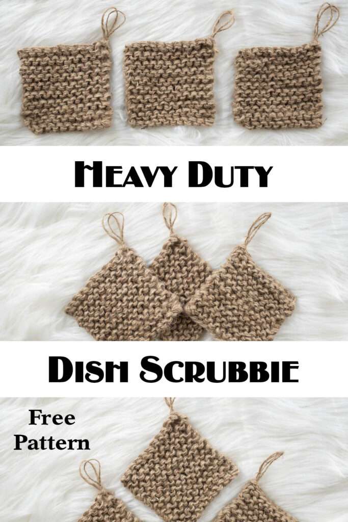 jute string knitted dish scrubbers