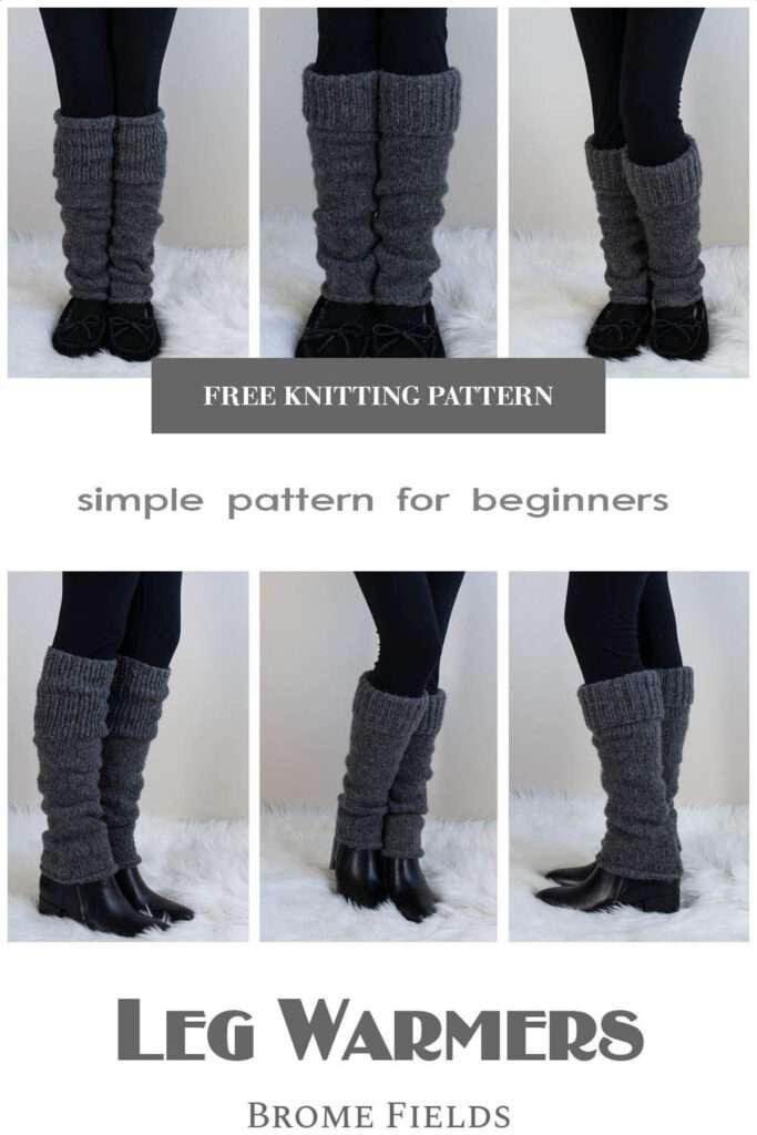 Flared Leg Warmers, PDF, Knitting