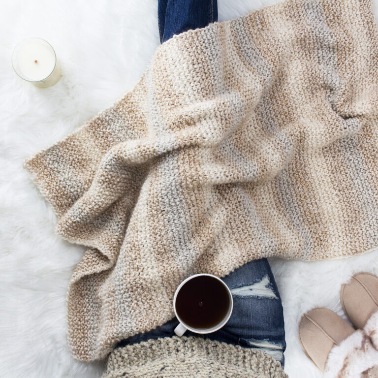 Free & Easy Blanket Knitting Pattern