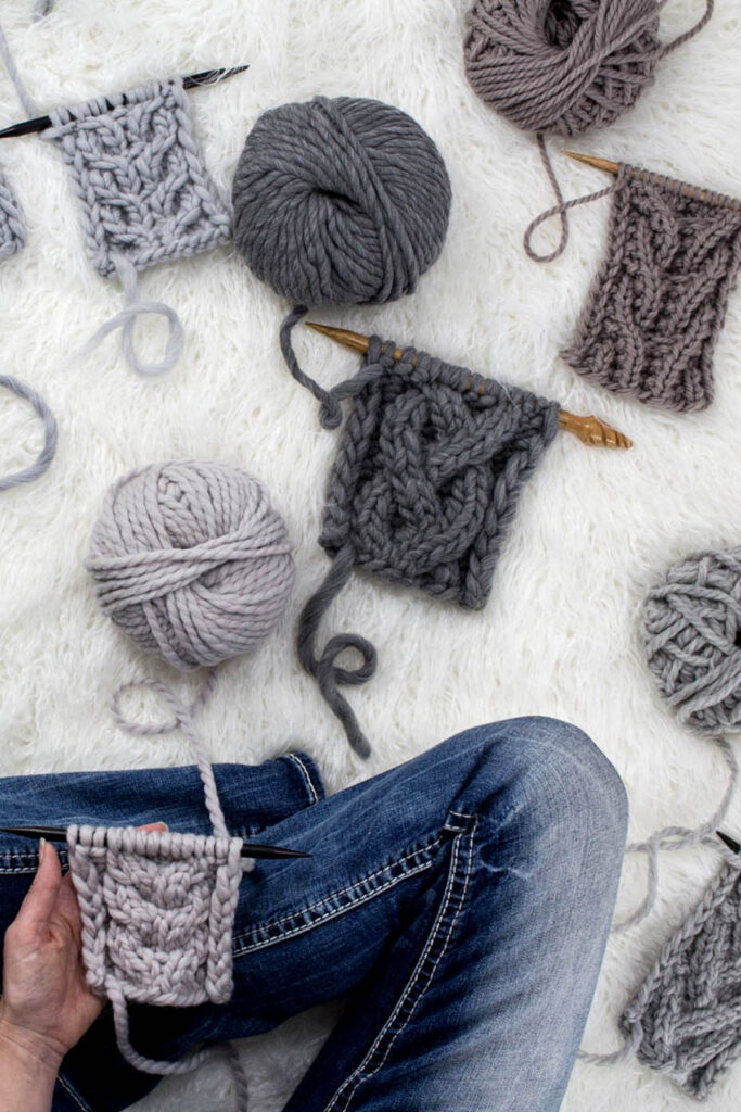 Aran Cable Free Knitting Stitch - Knitting Bee