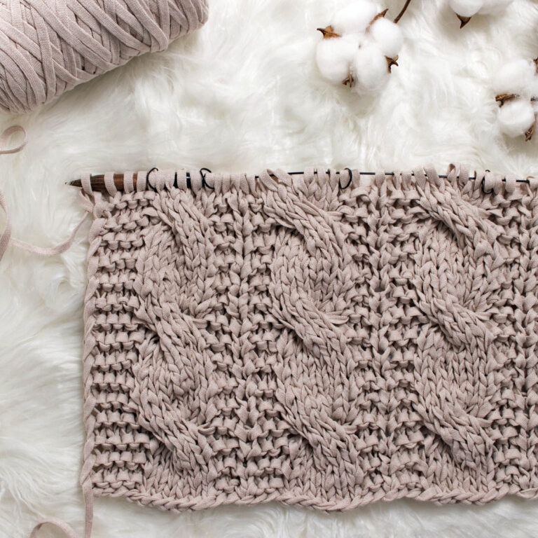 Summer Cable Knit Blanket Pattern Free