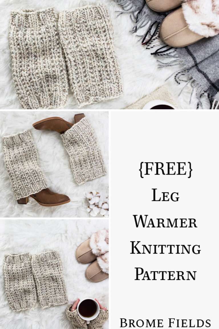 Chunky Leg Warmers Free Knitting Pattern Brome Fields