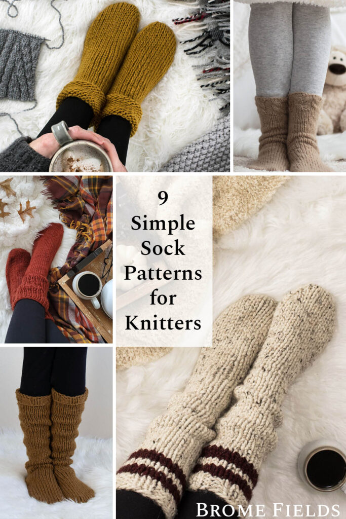 KNITTING PATTERN Beginner Socks Knit Pattern Cozy Boot Socks Knitting  Pattern, Easy Knit Socks Pattern Beginner Socks Knitting Pattern -   Canada