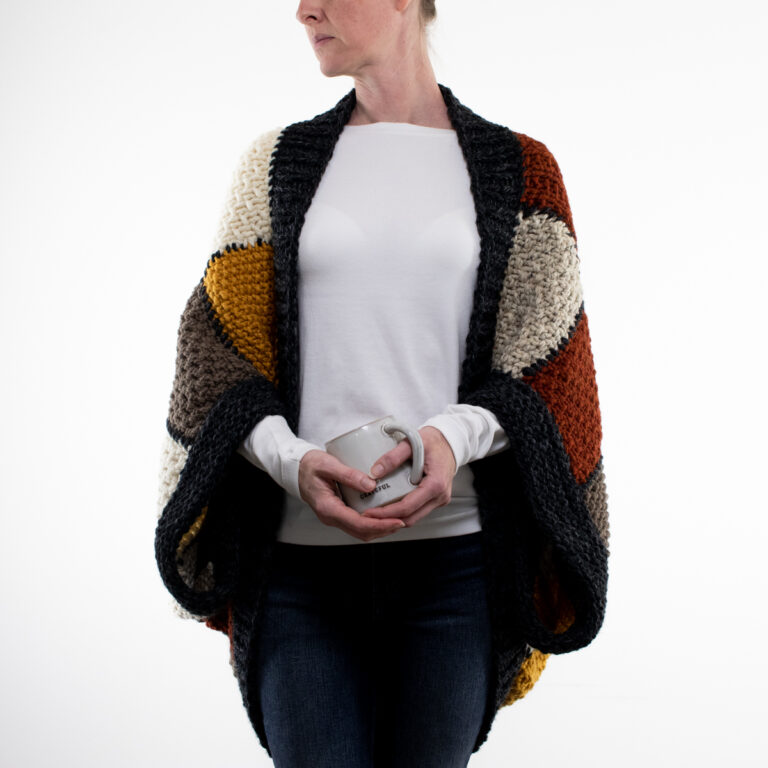 Patchwork Quilt Knit Shrug