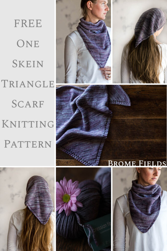 multiple pics of a triangle scarf bandana on a model.
