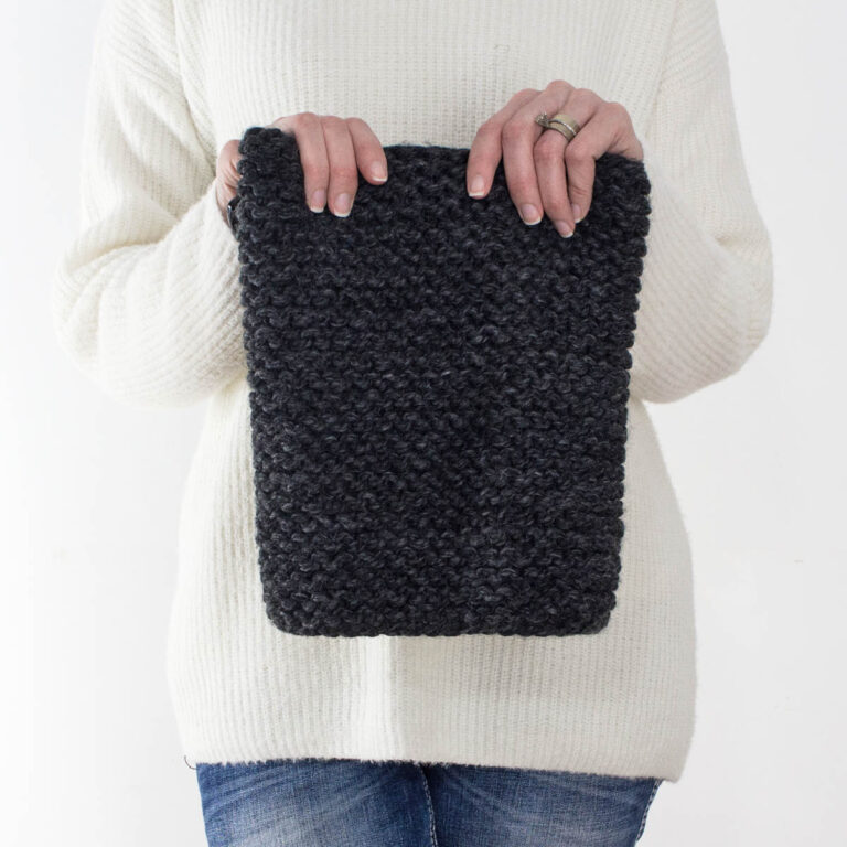 Beginner Garter Stitch Cowl