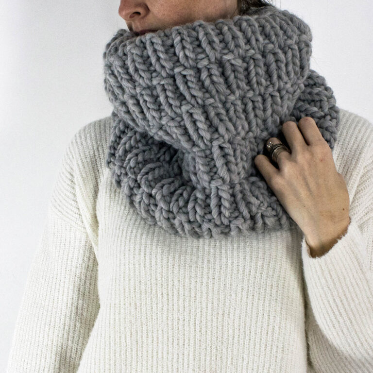 Super Chunky Cowl Knitting Pattern