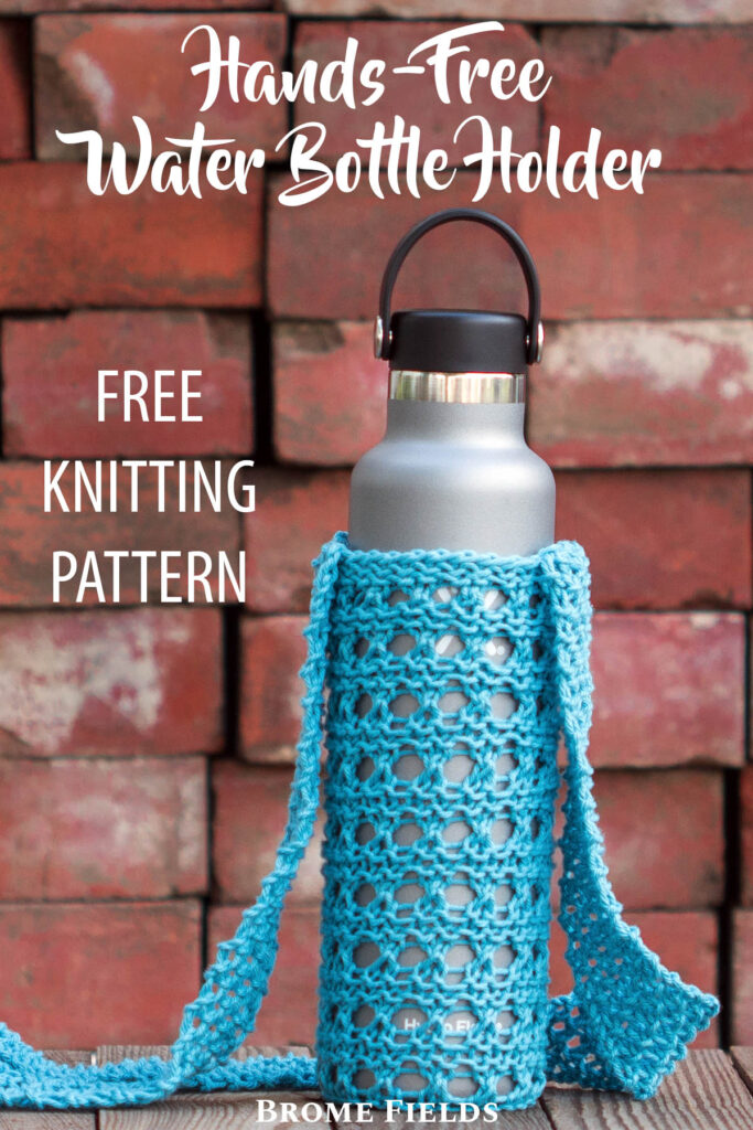 Steel Water Bottle Holder Knitting Pattern : Brome Fields : Free