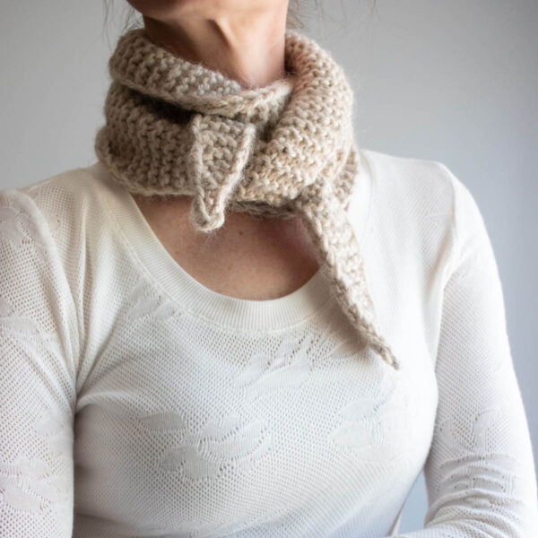 Cozy Hour Kerchief Knitting Pattern - Image 6