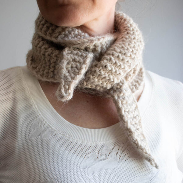 Cozy Hour Kerchief Knitting Pattern - Image 4