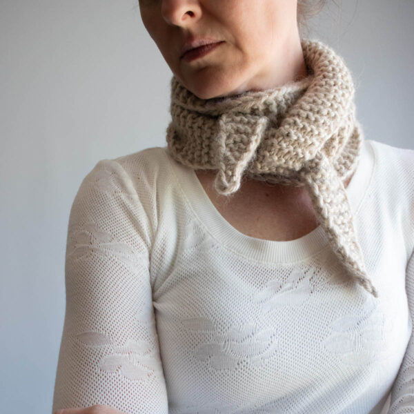 Cozy Hour Kerchief Knitting Pattern - Image 3