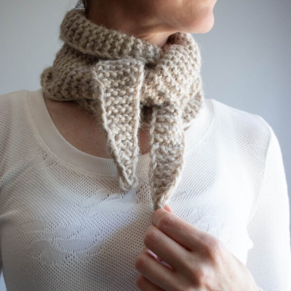 Cozy Hour Kerchief Knitting Pattern - Image 2
